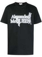 Alexander McQueen logo-print cotton T-Shirt - Noir