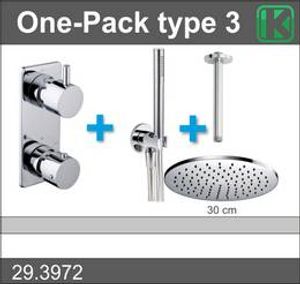 One-Pack Inbouwthermostaatset Type 3 Chr (30Cm)