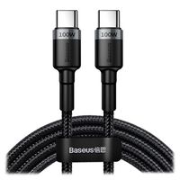 Baseus Cafule USB-C Kabel - 2m - Grijs / Zwart - thumbnail