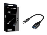 CONCEPTRONIC ABBY18B USB-C naar USB-A OTG-adapter, 10 Gbit/s, USB 3.2 Gen 2