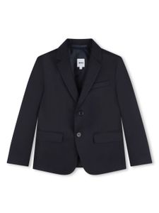 BOSS Kidswear costume à revers crantés - Bleu