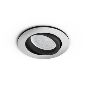 Philips Ronde inbouwspot Hue Centura - White and Color richtbaar zilvergrijs 929003047401