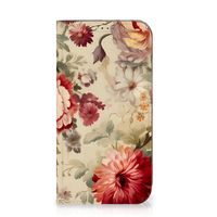 Smart Cover voor iPhone 15 Bloemen