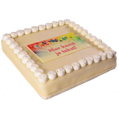 Marsepeintaart Ballonnen 30 personen