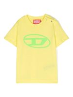 Diesel Kids t-shirt en coton à logo imprimé - Jaune