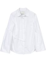 3.1 Phillip Lim chemise asymétrique à design superposé - Blanc