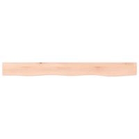 The Living Store Wandplank - Rustieke stijl - Massief eikenhout - 100x10x4 cm - 20 kg draagvermogen