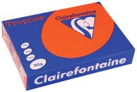 Clairefontaine Trophée Intens, gekleurd papier, A4, 80 g, 500 vel, kardinaal rood - thumbnail