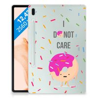 Samsung Galaxy Tab S7FE Tablet Cover Donut Roze - thumbnail