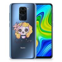 Silicone Back Case Xiaomi Redmi Note9 Boho Skull