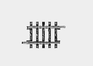 H0 Märklin K-rails (zonder ballastbed) 2208 Rechte rails 35.1 mm 10 stuk(s)