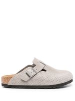 Birkenstock chaussons Boston BS en daim - Gris - thumbnail