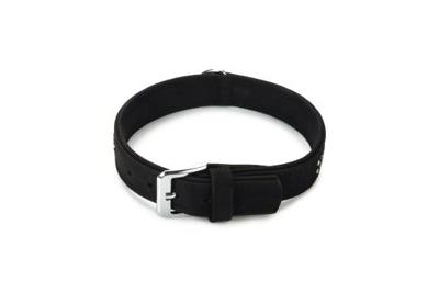 Beeztees buffalo - halsband hond - leer - zwart - 50 cm Beeztees buffalo - halsband hond - leer - zwart - 50 cm