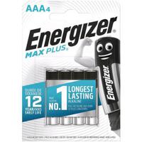 Energizer Max Plus LR03/AAA Alkaline batterijen - 4 stuks.