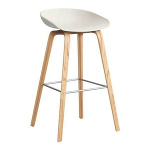 HAY About a Stool AAS32 Barkruk - H 75 cm - Oak - Melange Cream