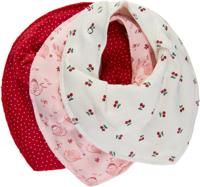 Pippi slabbetjes Kers meisjes katoen one-size 3 stuks