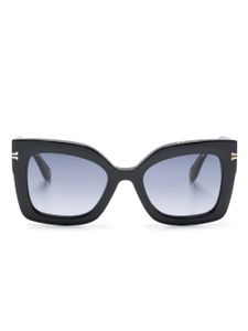 Marc Jacobs Eyewear lunettes de soleil carrées à logo gravé - Noir