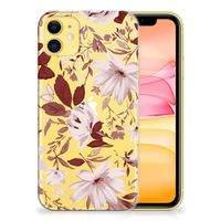 Hoesje maken Apple iPhone 11 Watercolor Flowers - thumbnail