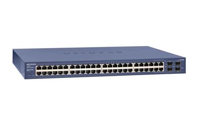 Netgear ProSAFE Smart Switch - GS748T - 48 Poorten Netgear ProSAFE Smart Switch - GS748T - 48 Poorten