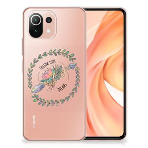 Xiaomi Mi 11 Lite | 11 Lite 5G NE Telefoonhoesje met Naam Boho Dreams