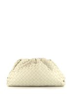 Bottega Veneta Pre-Owned pochette Intrecciato à fronces - Blanc