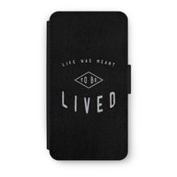 To be lived: iPhone XS Flip Hoesje - thumbnail