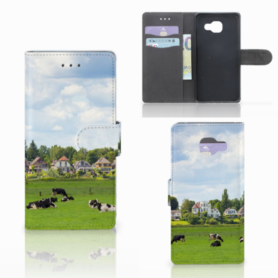 Samsung Galaxy A5 2016 Telefoonhoesje met Pasjes Koeien Samsung Galaxy A5 2016 Telefoonhoesje met Pasjes Koeien