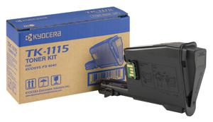 Kyocera Toner TK-1115 Origineel Zwart 1600 bladzijden 1T02M50NLV