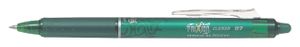 Rollerpen PILOT Frixion Clicker groen 0.35mm