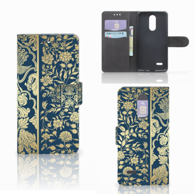 LG K4 (2017) Hoesje Beige Flowers LG K4 (2017) Hoesje Beige Flowers