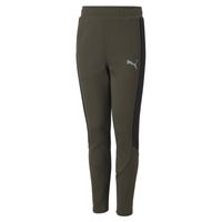 PUMA Evostripe Trainingsbroek Kids Donkergroen Zwart