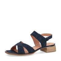 Caprice Malta suède sandalen donkerblauw