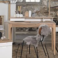 Bureau Amalfi Naturel/Wit 60x120 cm - Giga Living - thumbnail