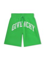 Givenchy Kids short de sport à logo imprimé - Vert - thumbnail