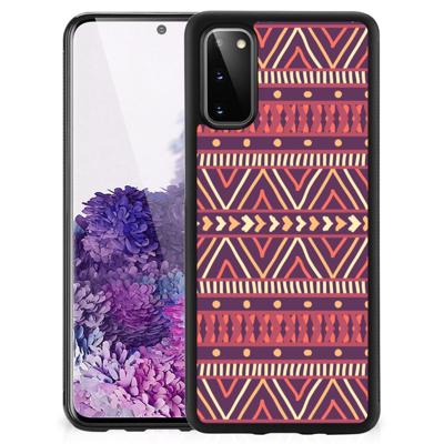 Samsung Galaxy S20 Bumper Case Aztec Paars
