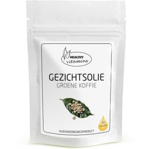 Gezichtsolie Groene Koffie | 30 capsules | Vitaminesperpost.nl