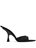 The Attico mules classiques 100 mm - Noir