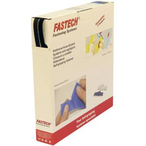 FASTECH® B10-SKL999925 Klittenband Om vast te plakken Hotmelt Haak- en lusdeel (l x b) 25 m x 10 mm Zwart 25 m