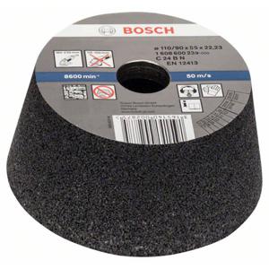 Bosch Accessories 1608600239 Schuurkom, conisch-steen/beton 90 mm, 110 mm, 55 mm, 24 Bosch 1 stuk(s)