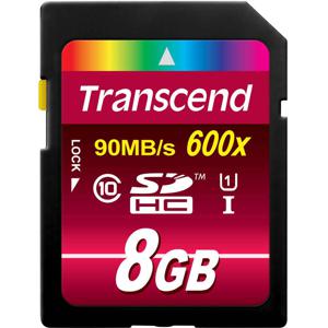 Transcend Ultimate SDHC-kaart Industrial 8 GB Class 10, UHS-I