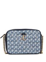 Jimmy Choo sac à bandoulière Varenne à empiècement en jean - Bleu