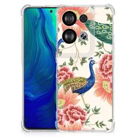 Case Anti-shock voor OPPO Reno8 Pink Peacock