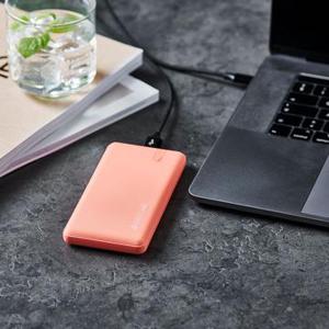 GreyLime Ocean Power Bank - 10000mAh, 10.5W - Koraalrood