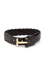 TOM FORD bracelet en cuir tressé - Marron - thumbnail