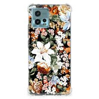 Case voor Motorola Moto G72 Dark Flowers