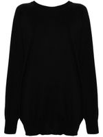 Moschino chain-link padlock-detail jumper - Noir