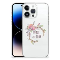 iPhone 14 Pro Max Telefoonhoesje met Naam Boho Text