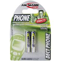 Ansmann DECT maxE HR03 Oplaadbare AAA batterij (potlood) NiMH 800 mAh 1.2 V 2 stuk(s) - thumbnail