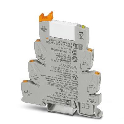 Phoenix Contact PLC-RPT-24DC/21/EX Relaismodule Nominale spanning: 24 V/DC Schakelstroom (max.): 6 A 1x wisselcontact 10 stuk(s)