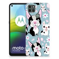 Motorola Moto G9 Power TPU Hoesje Hondjes - thumbnail